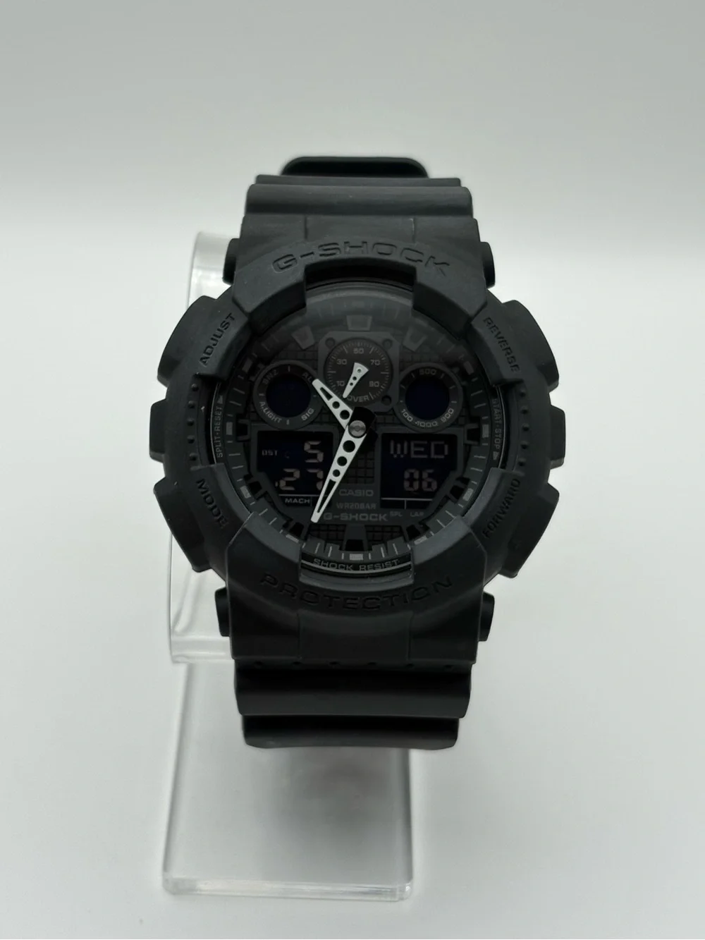 Casio G-Shock Resist 5081 GA-100 Mens Watch Black Analog Digital 200M